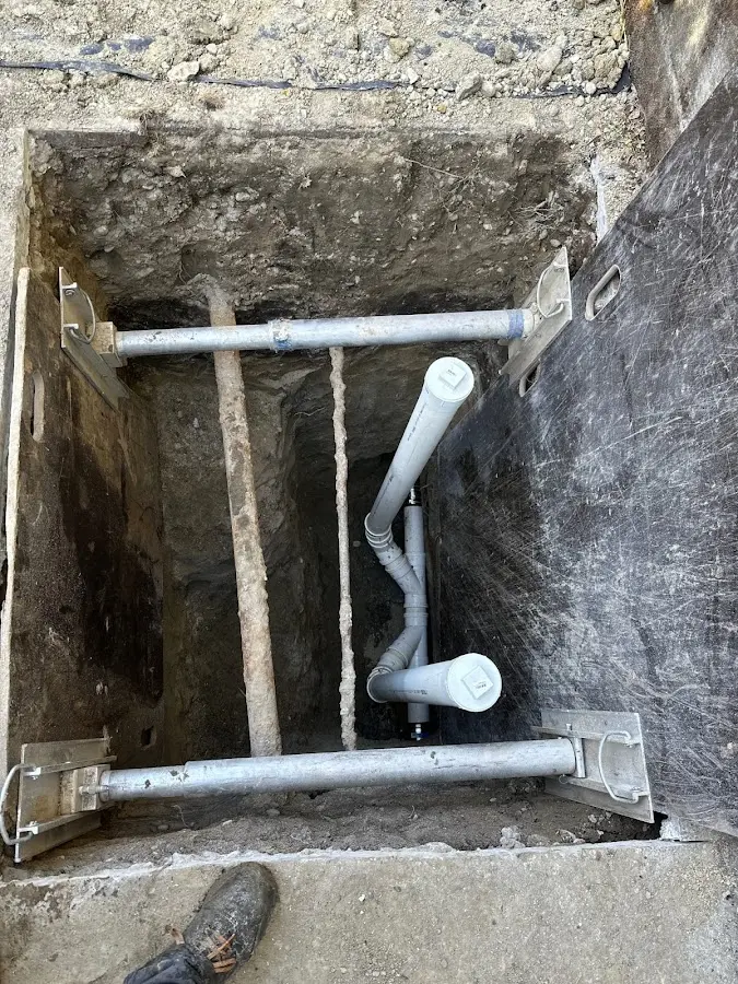 Experienced plumber completing Gas Line Repair work in North Bethesda